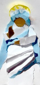 Mother Teresa, artwork by Nancy Jane Lang, copyright 2016 nancyjanelang.com