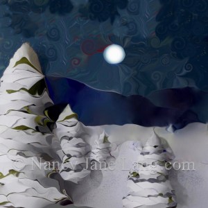 New Year's Eve, illustration by Nancy Jane Lang, copyright 2016