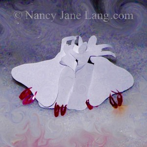 "Red Shoes 5", illustration by Nancy Jane Lang, copyright 2016