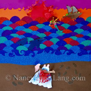 Ship of Fools, illustration by Nancy Jane Lang, copyright 2016