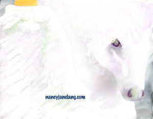 Pegasus 1 Artwork by Nancy Jane Lang, copyright 2017, nancyjanelang.com