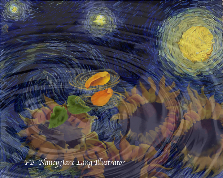 petals on vincents pond  8x10 72pix.jpg